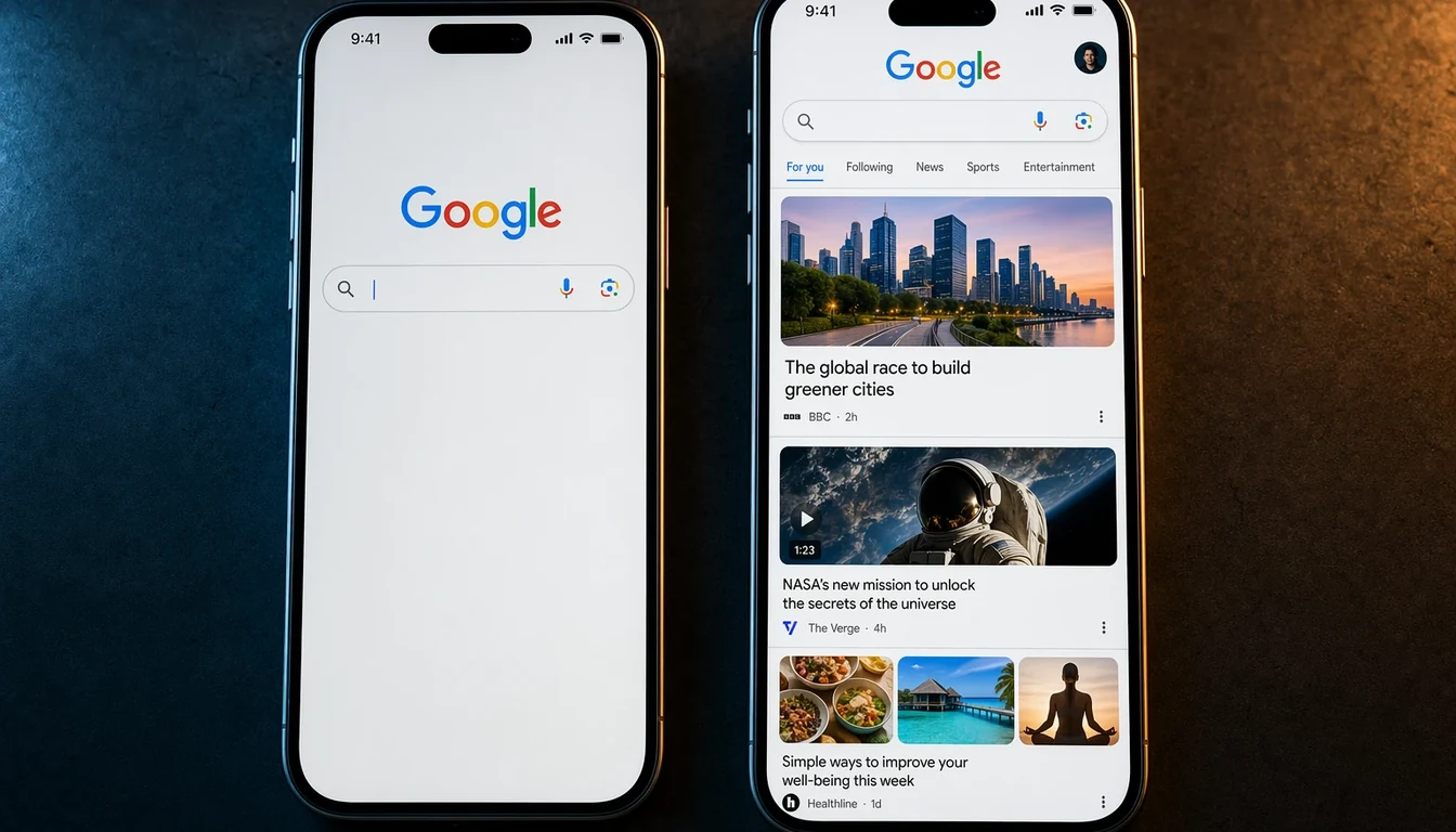 Discover vs Search comparaison